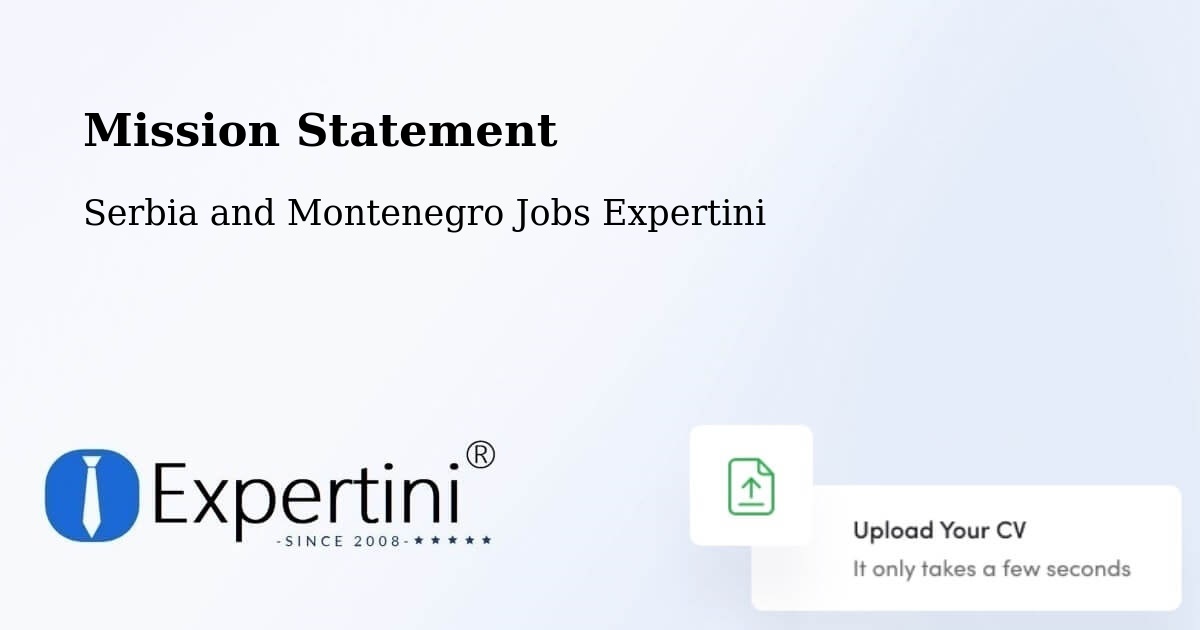 Corporate Mission – Windsor - Serbia and Montenegro Jobs Expertini
