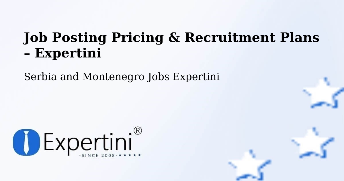 Job Posting Pricing & Recruitment Plans – Windsor - Windsor, Serbia and Montenegro Jobs Expertini