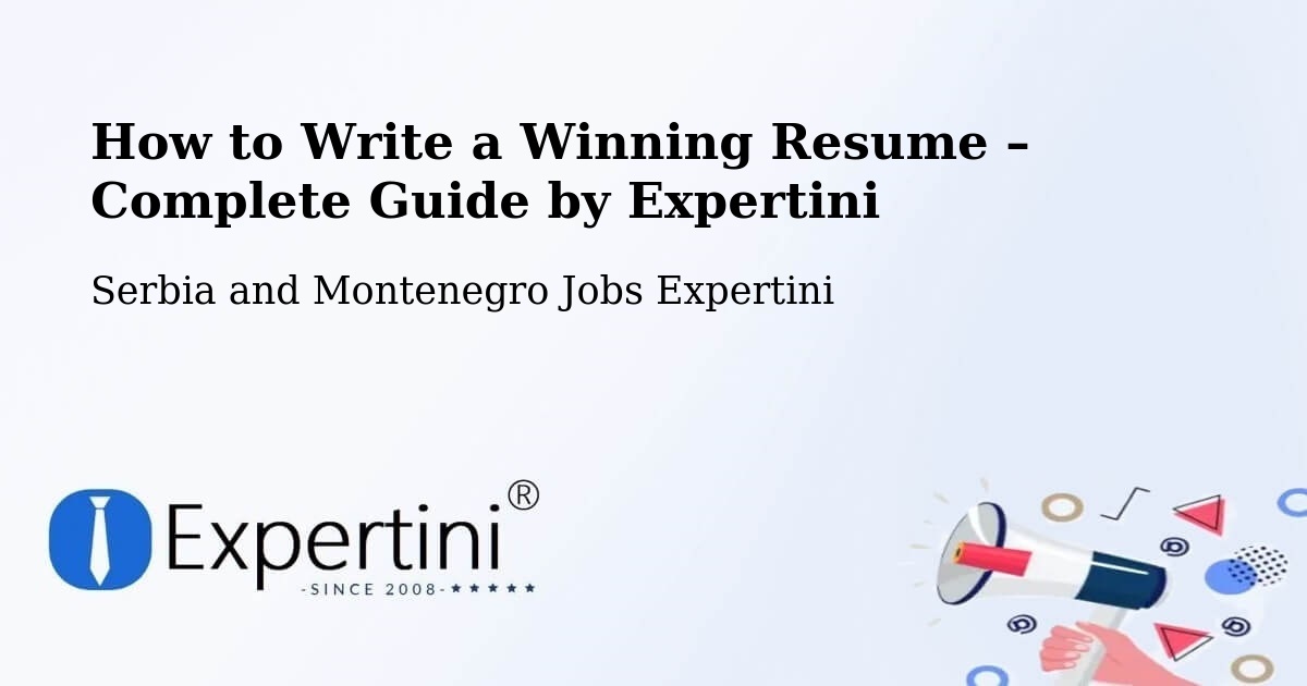 Resume Writing Guide for Job Seekers – Windsor - Windsor, Serbia and Montenegro Jobs Expertini
